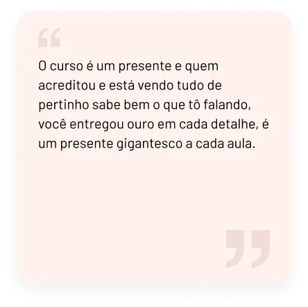 Depoimento Aluna Especialização Meio Fio Atelier