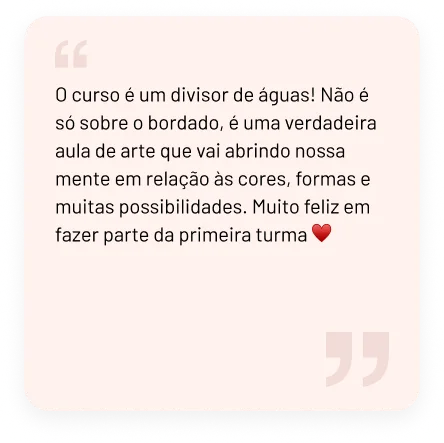 Depoimento Aluna Especialização Meio Fio Atelier