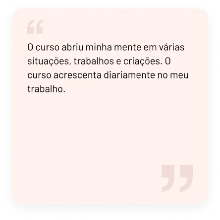 Depoimento Aluna Especialização Meio Fio Atelier